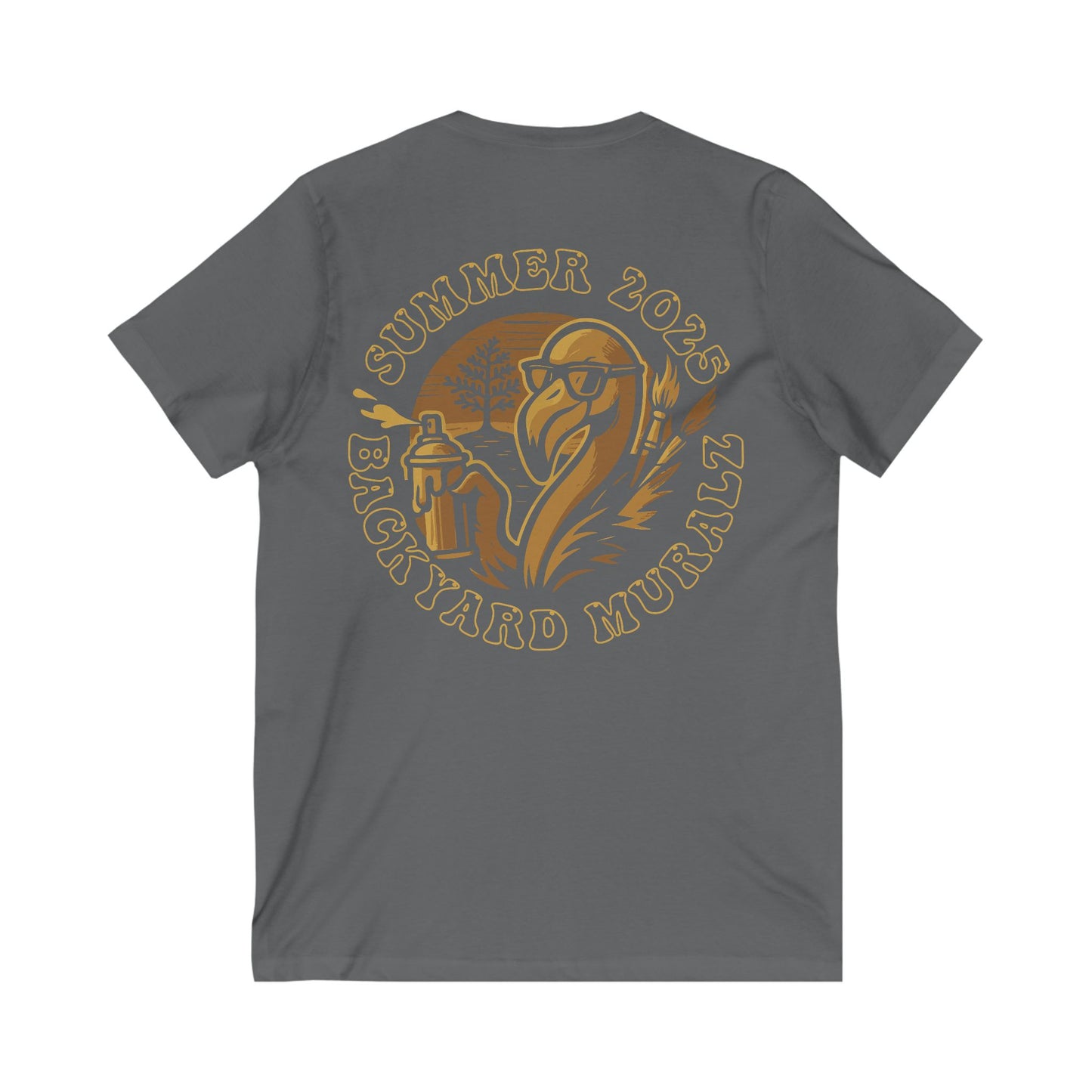 Summer of 2025 Backyard Muralz V-neck