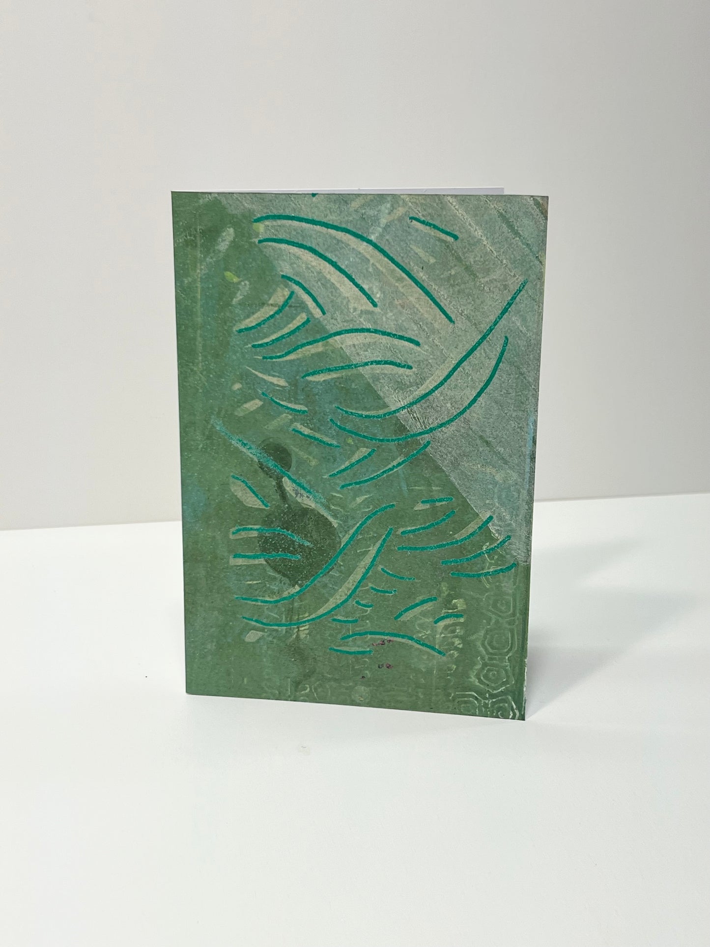 Green Tropical Foliage Card