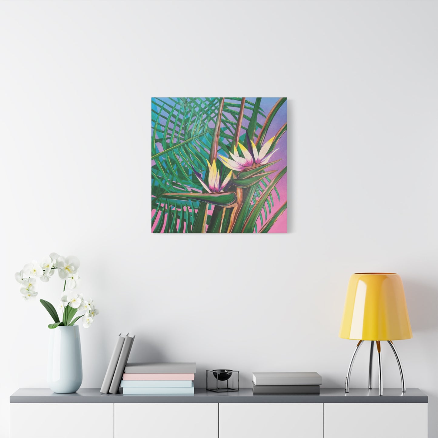 Birds of Paradise Canvas Reproduction