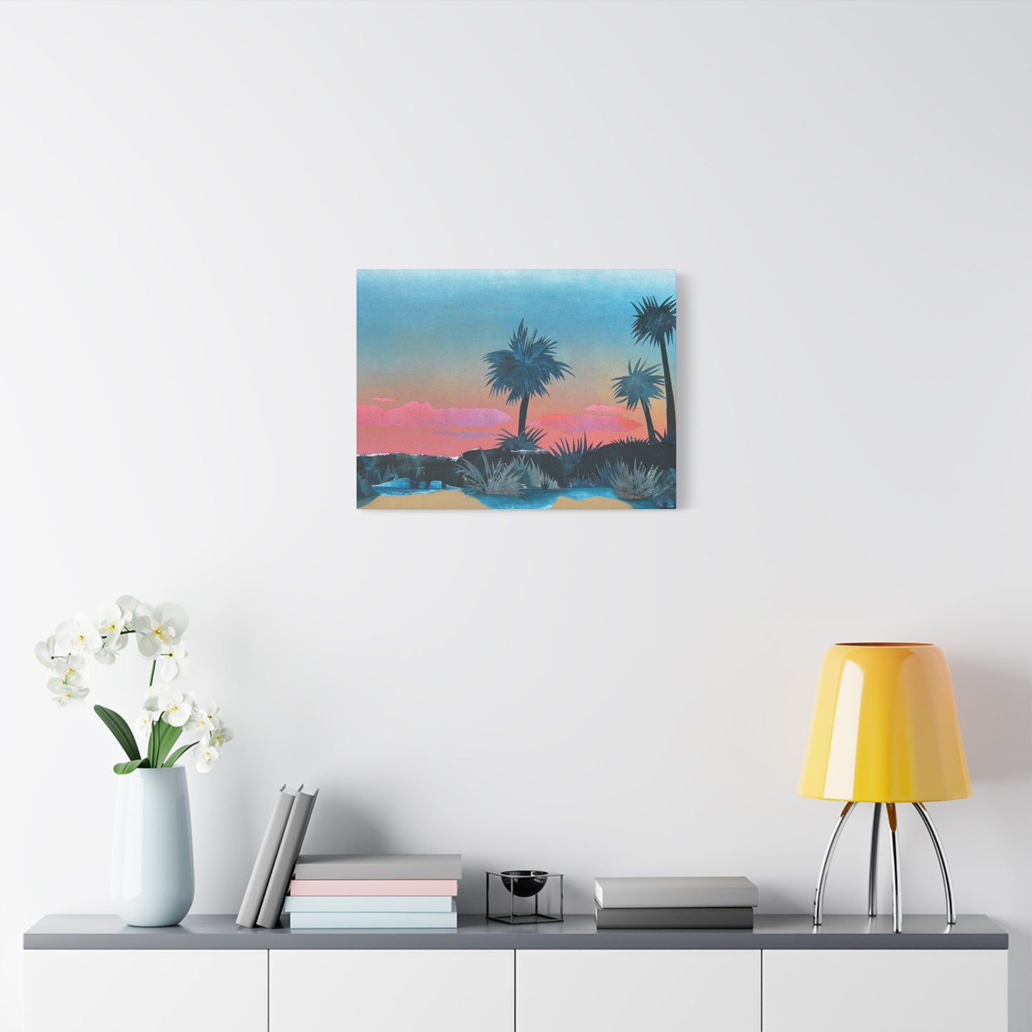 Beach Sky Before Night Canvas