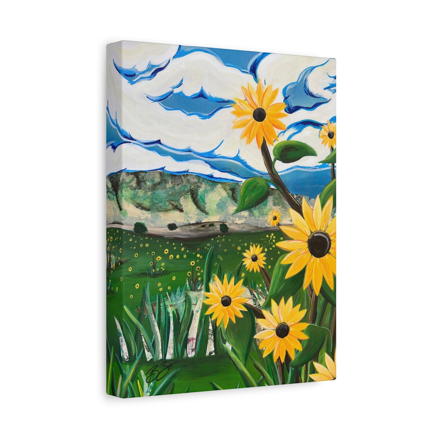 Wild Sunflower Canvas, Stretched, 1.25"