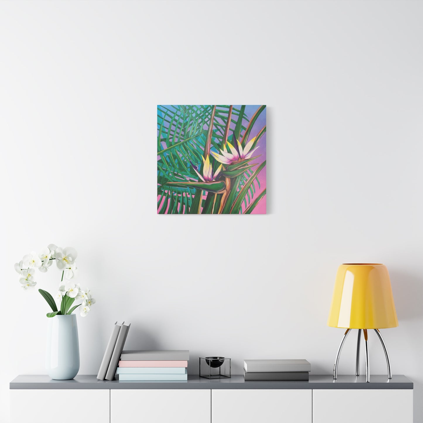 Birds of Paradise Canvas Reproduction