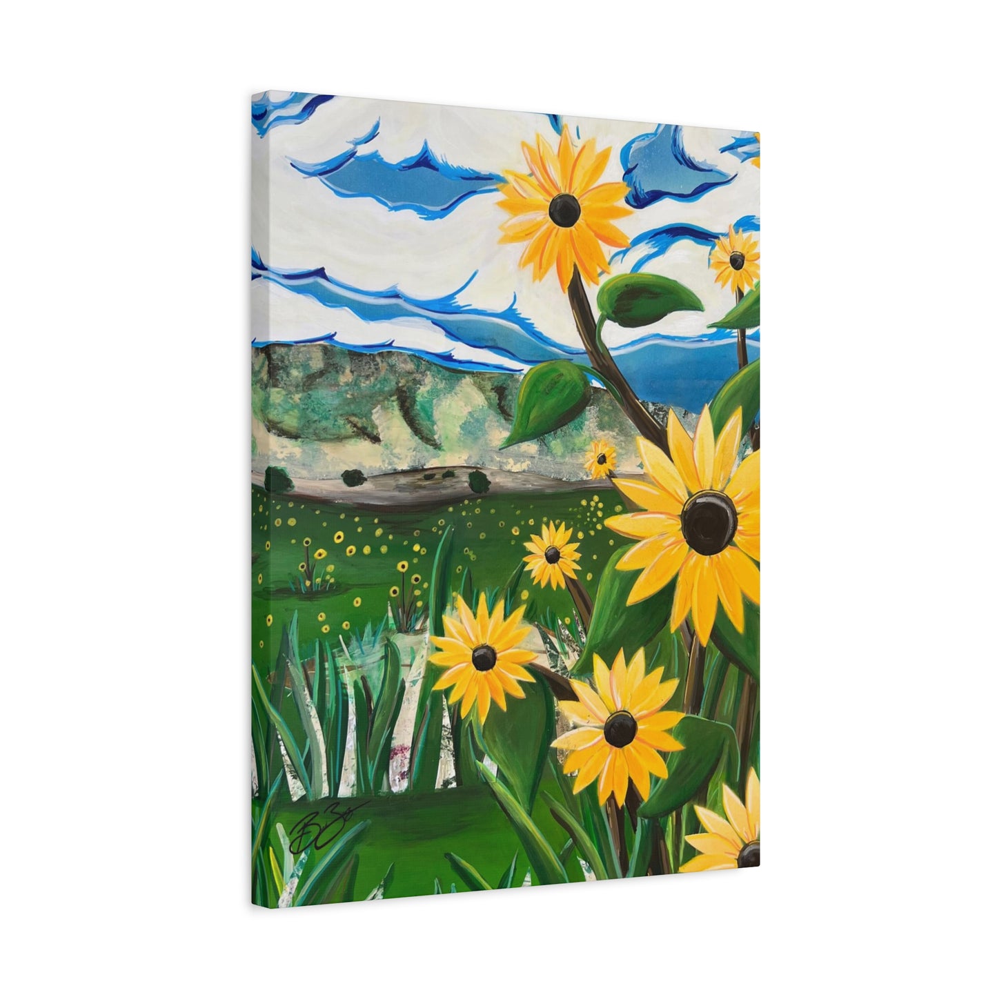 Wild Sunflower Canvas, Stretched, 1.25"