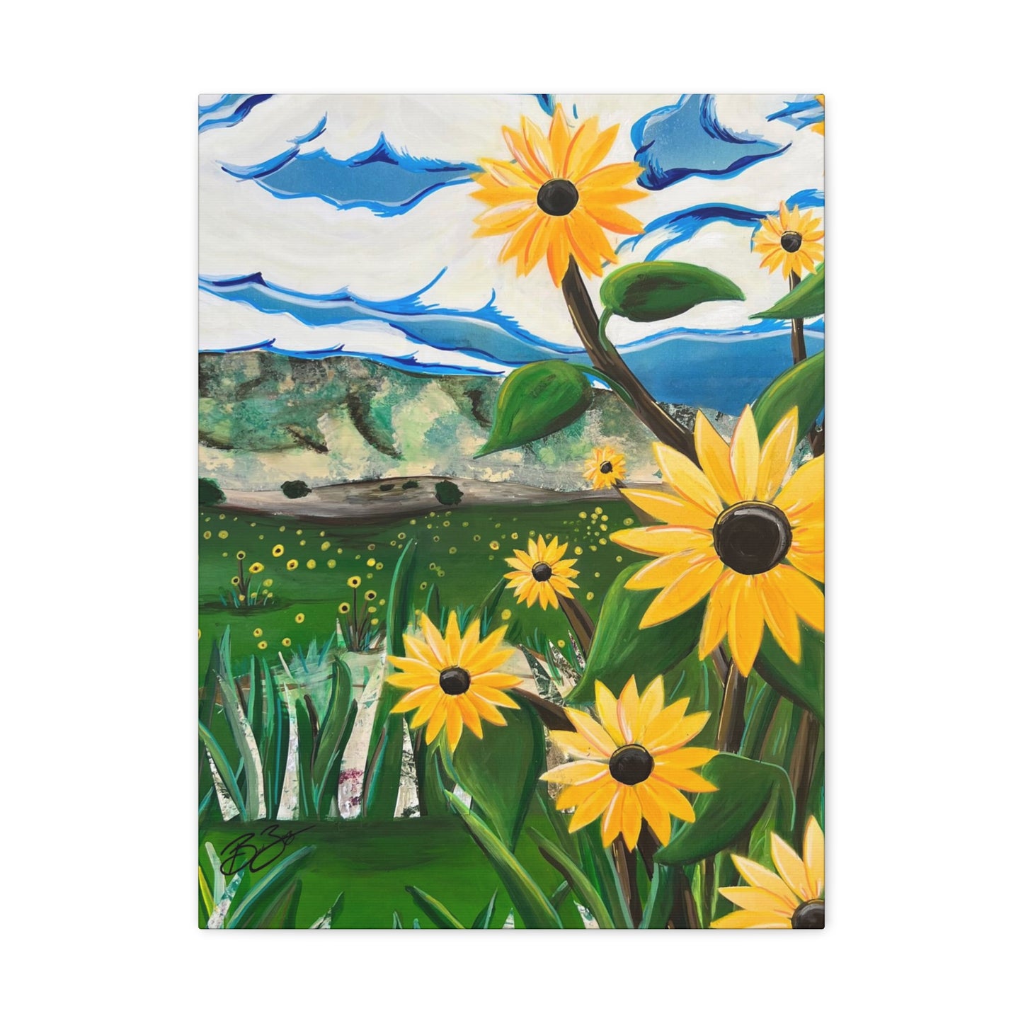 Wild Sunflower Canvas, Stretched, 1.25"