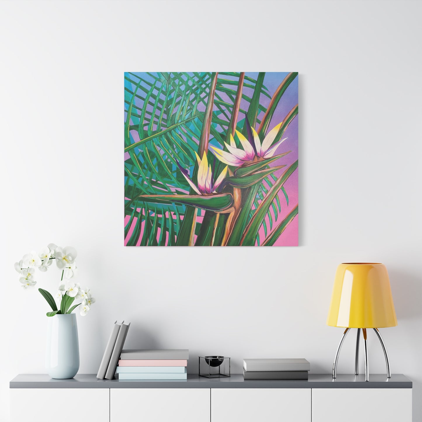 Birds of Paradise Canvas Reproduction