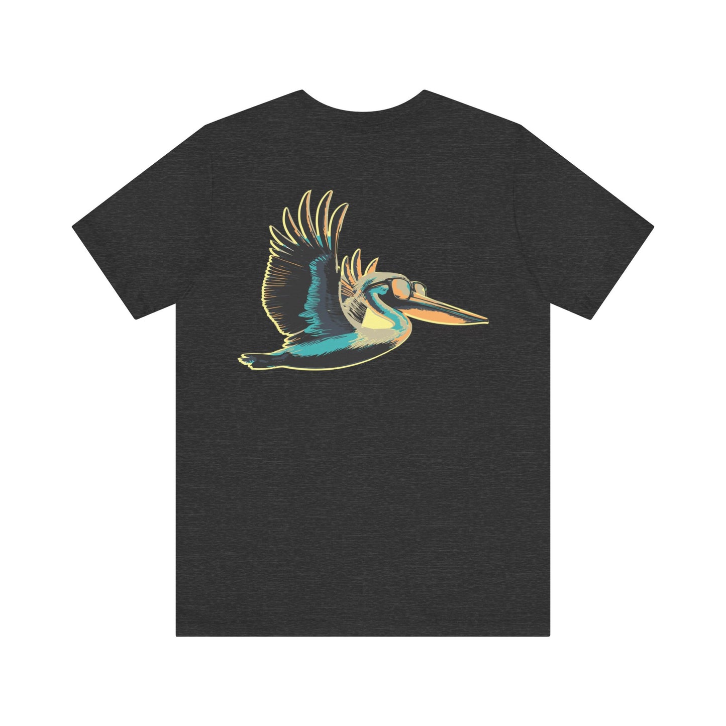 Backyard Muralz Pelican Decal - Short Sleeve Tee