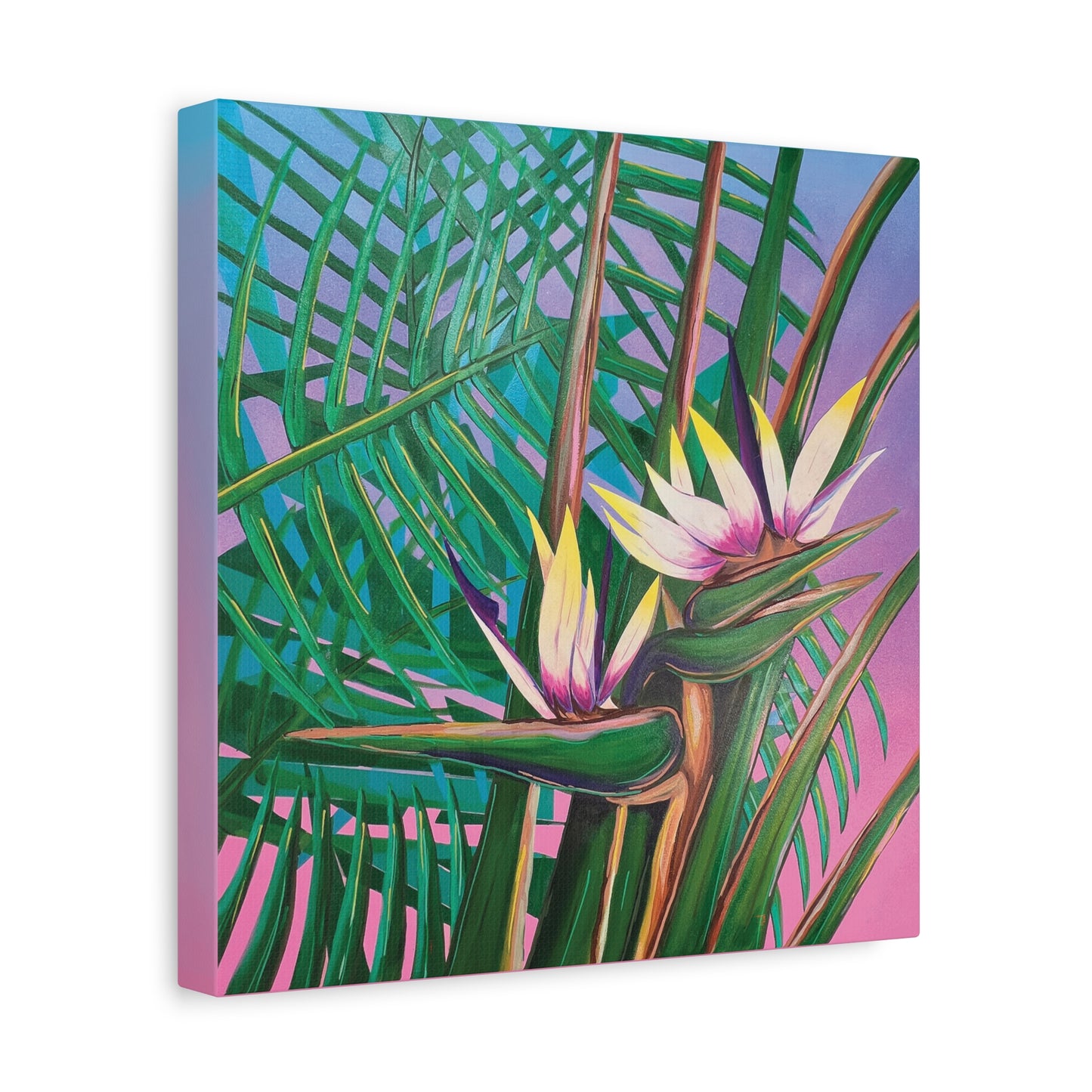 Birds of Paradise Canvas Reproduction