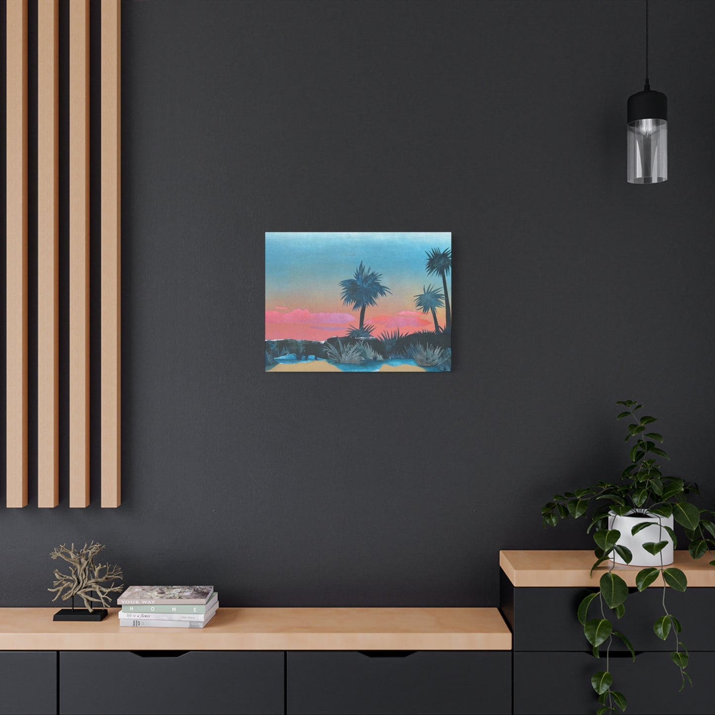 Beach Sky Before Night Canvas