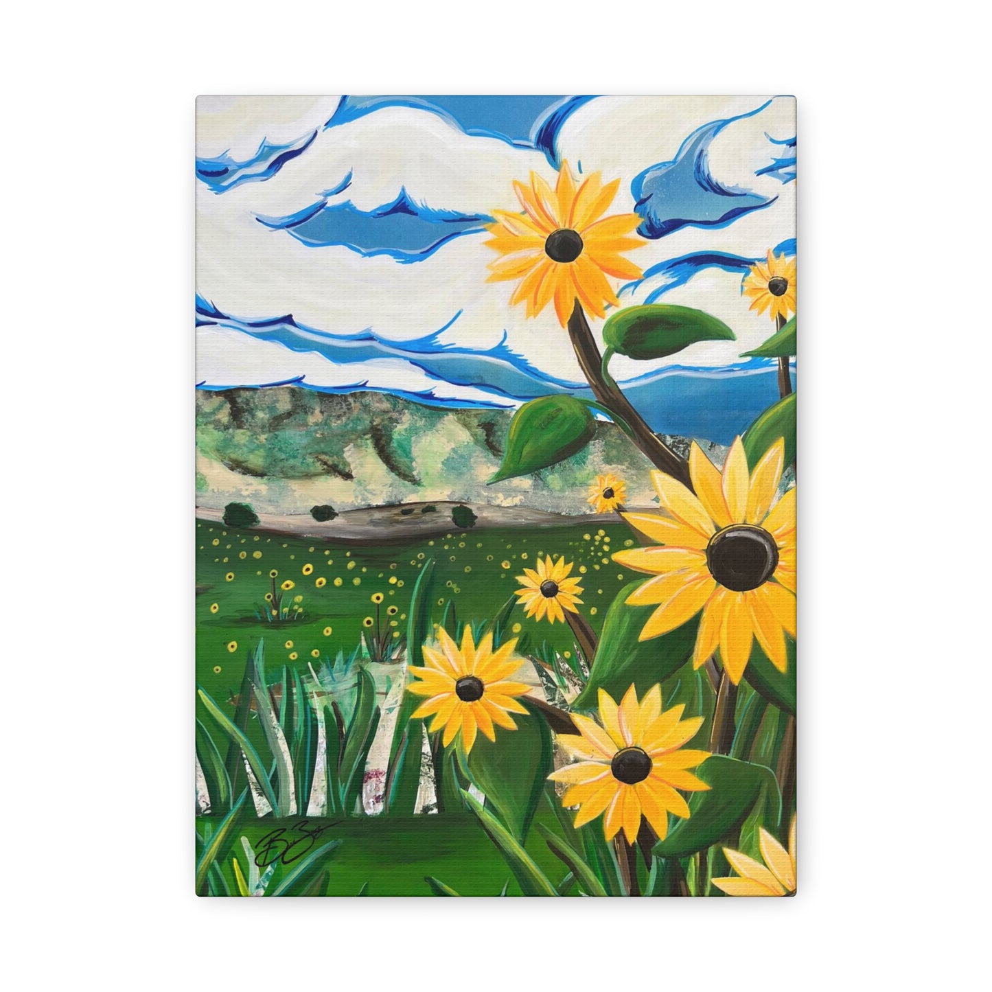 Wild Sunflower Canvas, Stretched, 1.25"