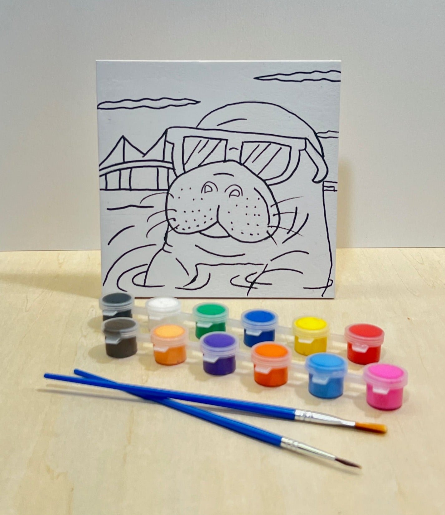 A Manatee Vibes Paint Kit