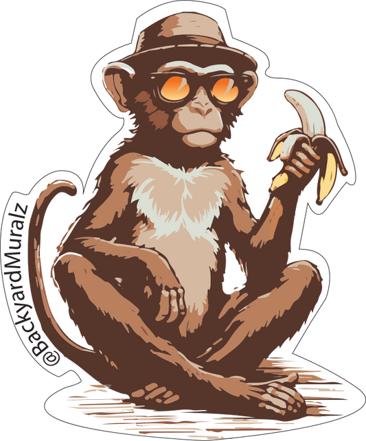 Monkey Sticker