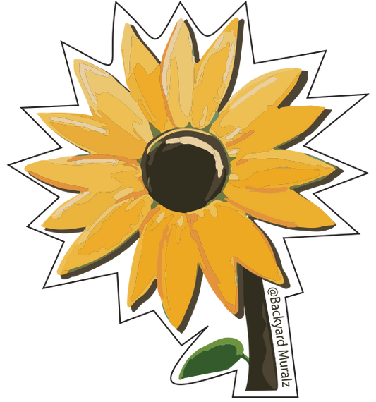 Sunflower Sticker